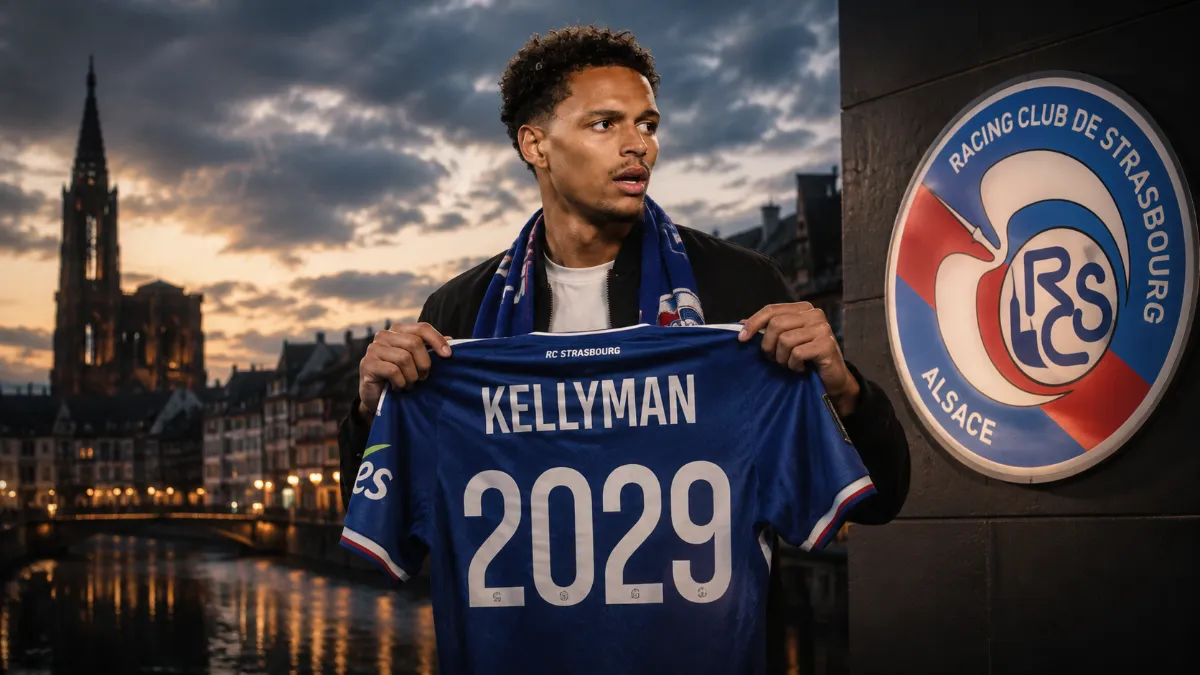 Omari Kellyman officially moves from Chelsea to Strasbourg