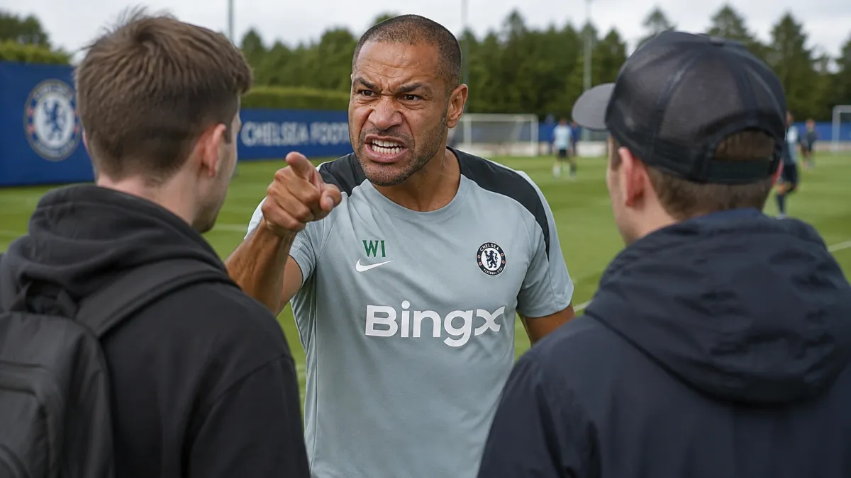 Unknown individuals spotted near Chelsea's closed training session