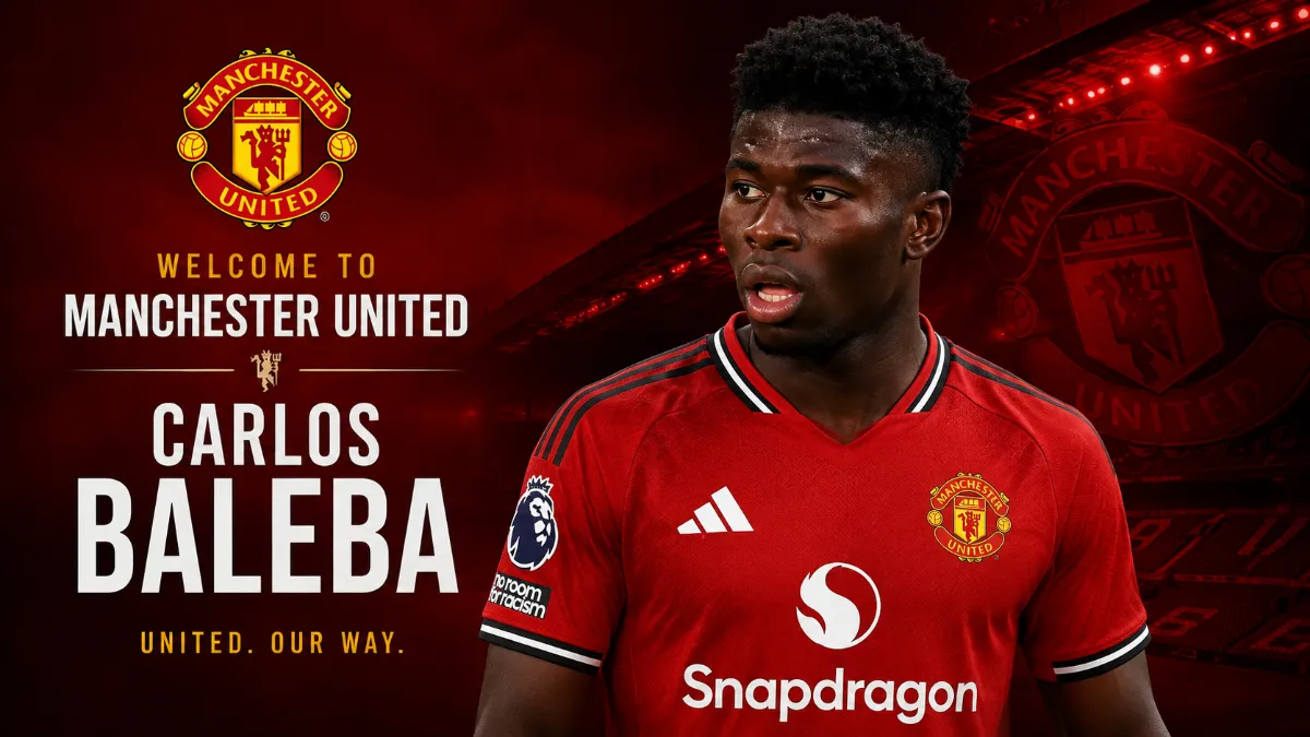 Carlos Baleba officially joins Manchester United