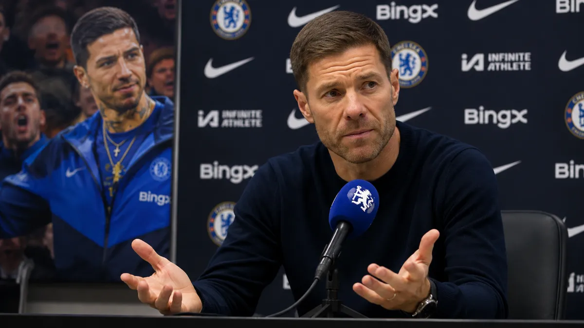 Xabi Alonso responds to fans' jeers aimed at Enzo Fernandez