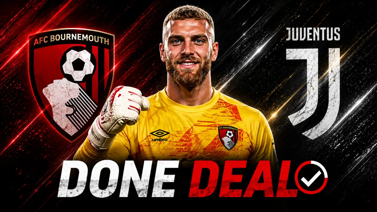 Michele Di Gregorio officially joins Bournemouth from Juventus