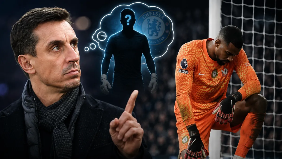 Gary Neville calls for Chelsea to replace Robert Sanchez