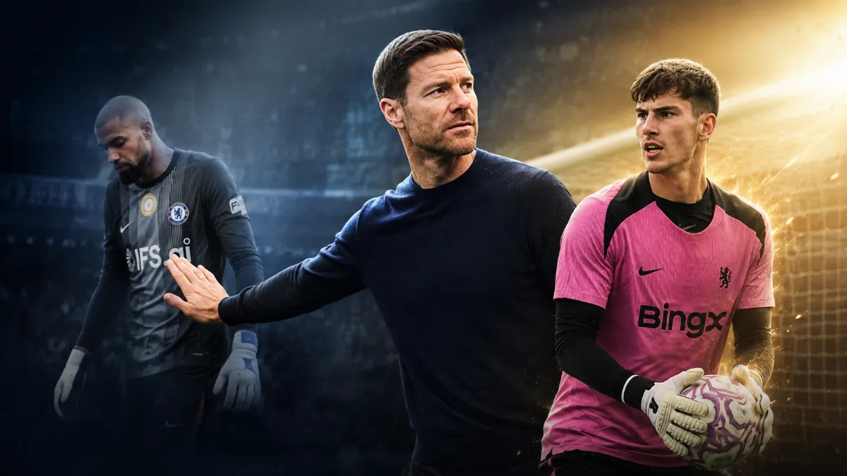 Xabi Alonso discusses Robert Sanchez's mistakes and Mike Penders' opportunity
