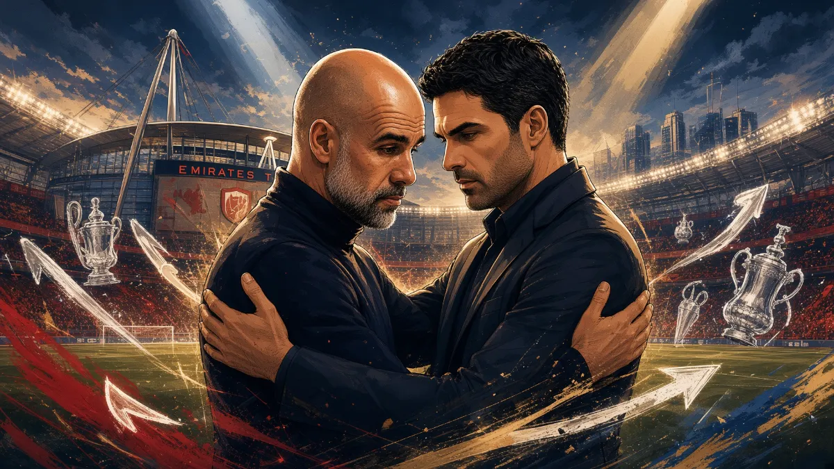 Pep Guardiola hands the leadership baton to Mikel Arteta in the Premier League