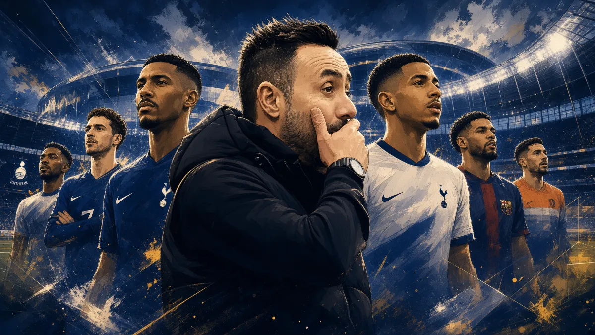Tottenham surpasses €1 billion in transfer spending since 2023
