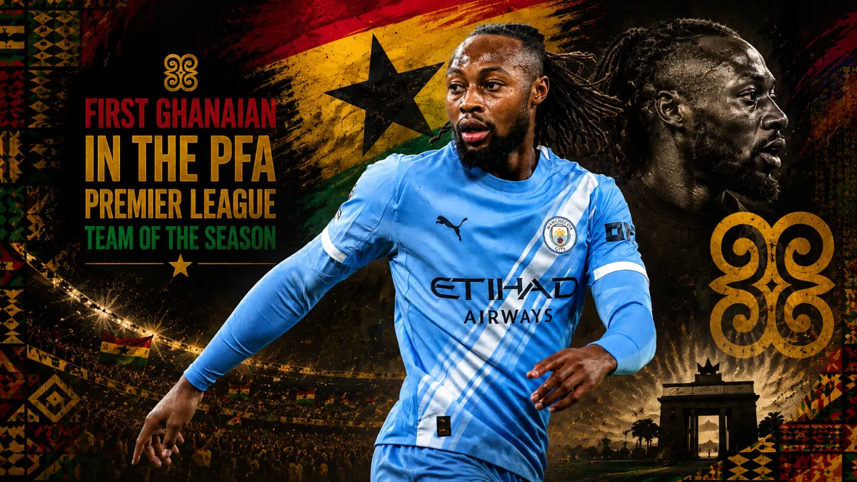 Antoine Semenyo becomes first Ghanaian to be named in PFA Team of the Year