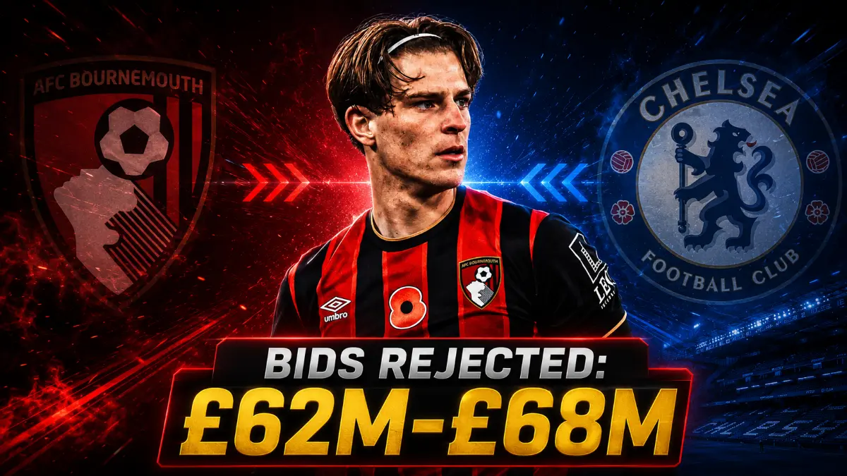 Bournemouth reject three bids from Chelsea for Alex Scott ranging from £62m to £68m