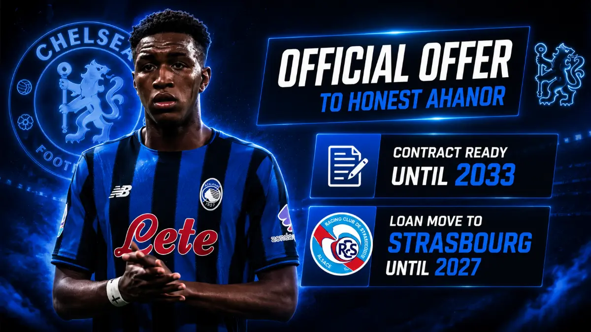 Chelsea to make official offer to Atalanta for 18-year-old defender Onest Ahanor