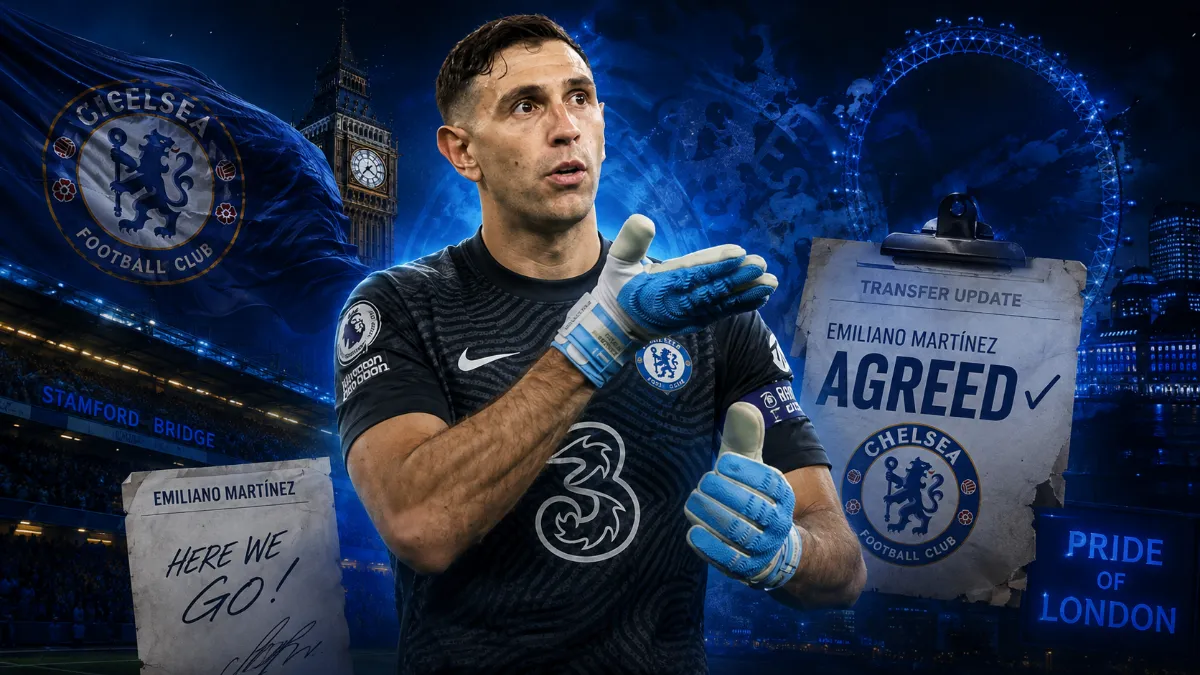 Emiliano Martinez agrees to a move to Chelsea