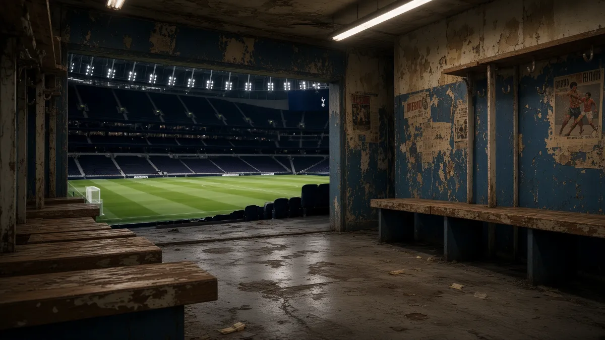 Tottenham are lowering the standards in the away dressing room