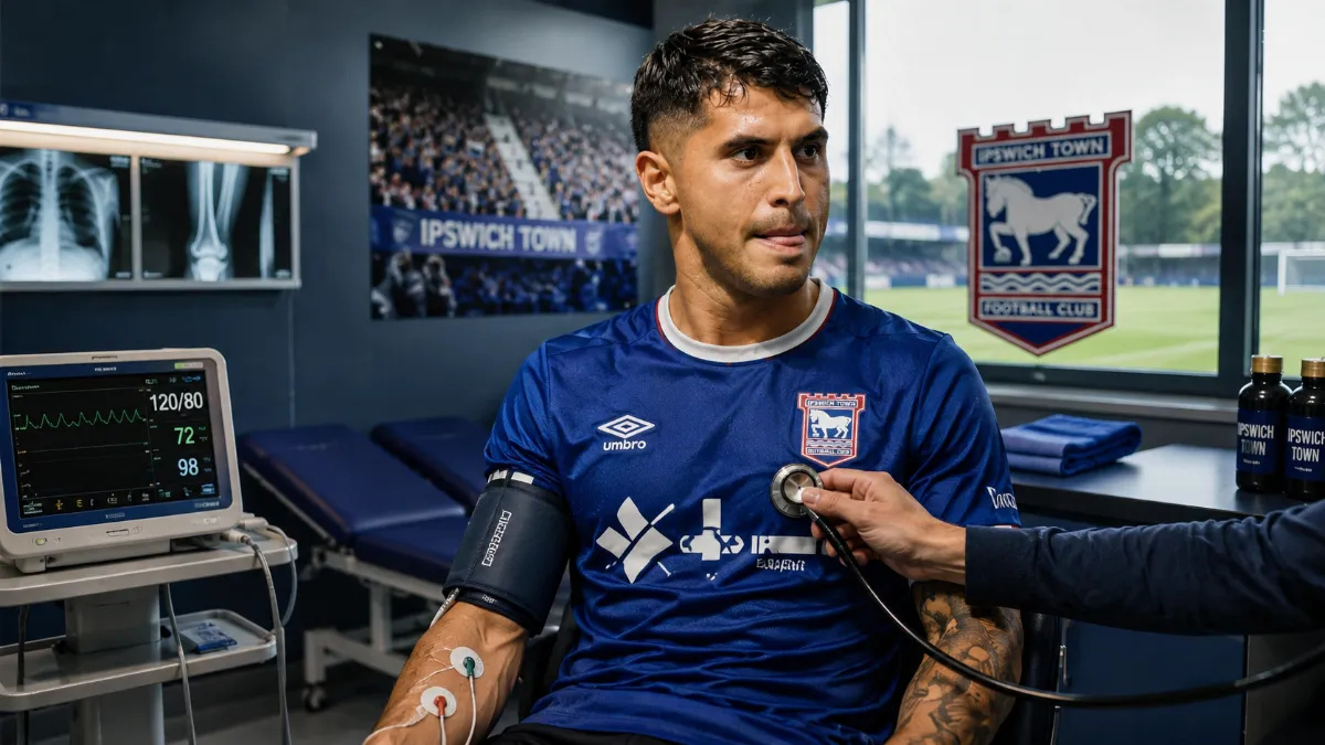 Esquiel Palacios close to Ipswich transfer after medical