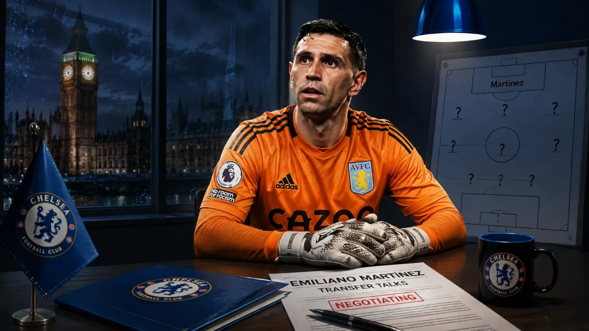 Chelsea in talks with Aston Villa over Emiliano Martinez