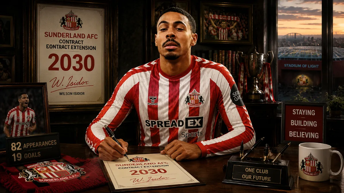 Sunderland extend Wilson Izidor's contract until 2030