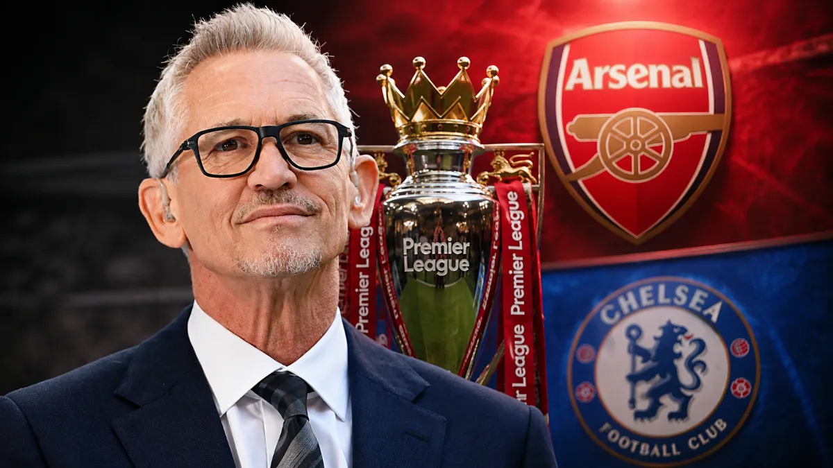 Gary Lineker believes Chelsea are Arsenal's main rivals