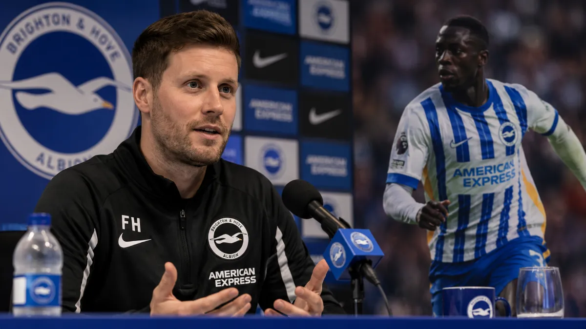 Fabian Huerzeler: Yankuba Minte remains a Brighton player