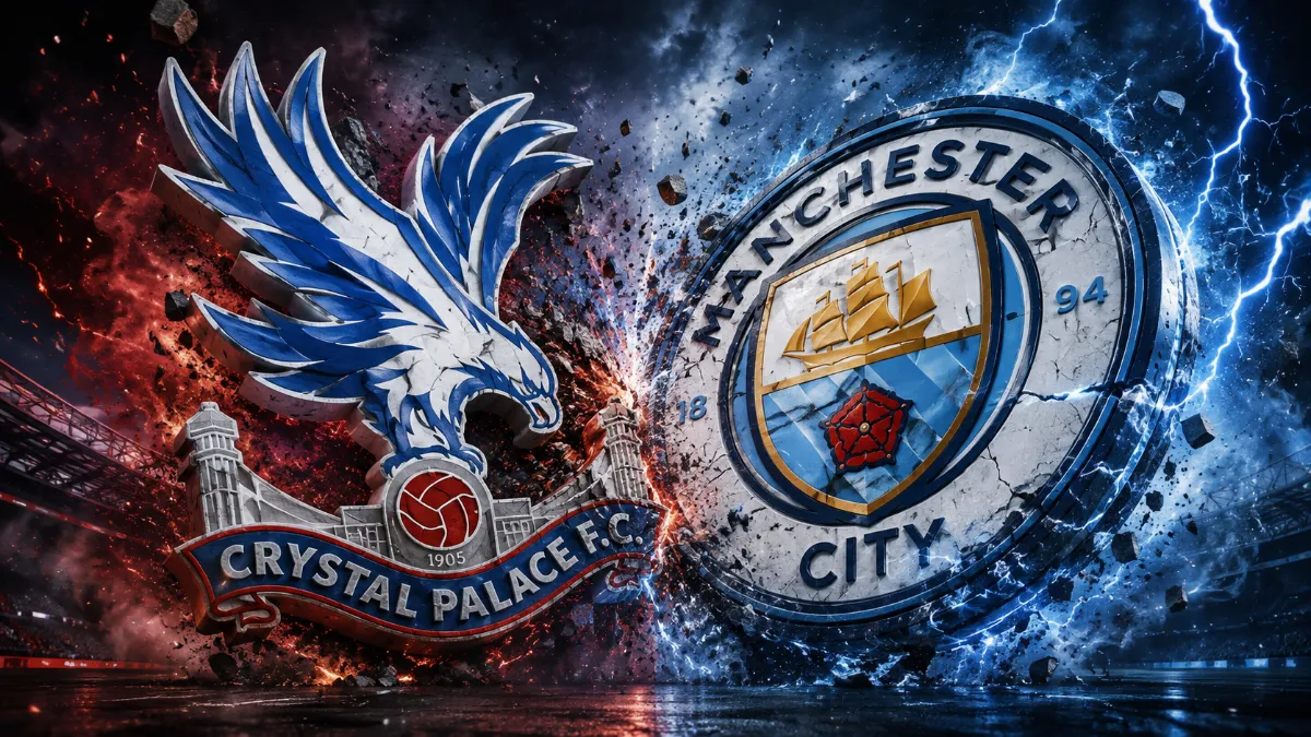 Crystal Palace and Manchester City announce their line-ups