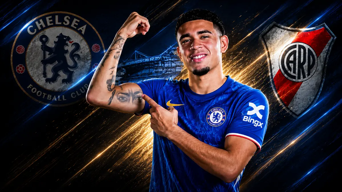 Kendry Paez returns to Chelsea as River Plate loan ends early