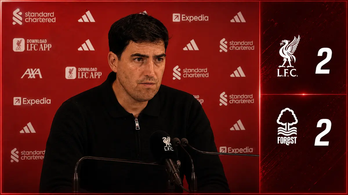 Andoni Iraola expresses disappointment over passive first half performance