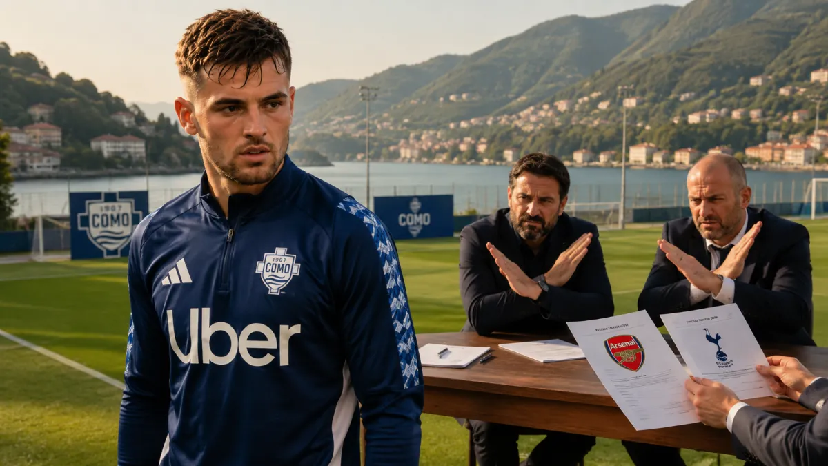 Newcastle and Aston Villa fail in bid for Como player