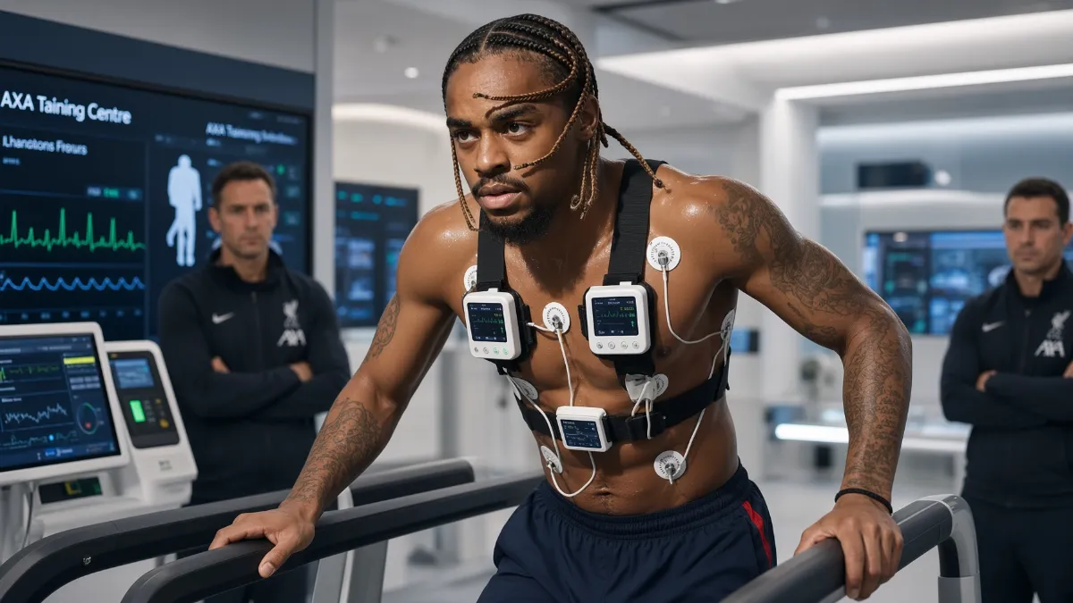 Bradley Barcola completes first part of medical before move to Liverpool for £123 million