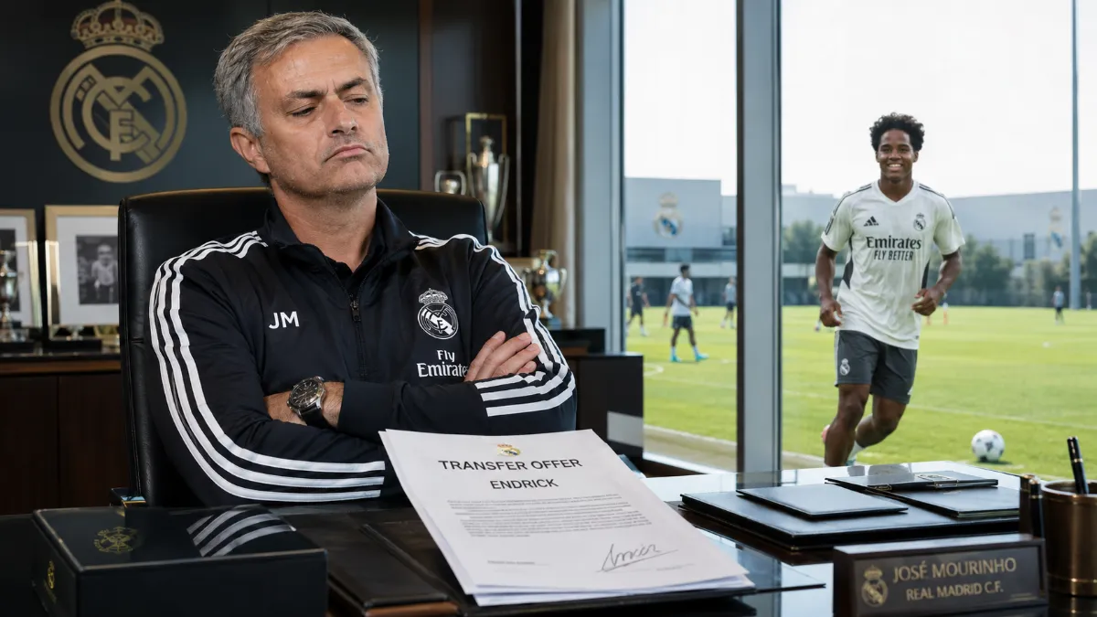 Arsenal wanted to buy Endrick but received a refusal from Jose Mourinho