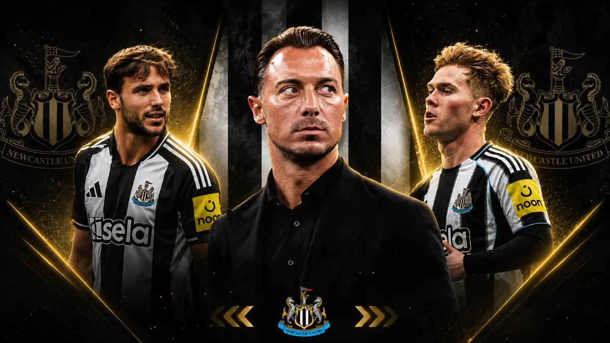 Newcastle united are searching for a striker before the deadline, retaining Lewis Hall and reinvesting £100m from Tonali