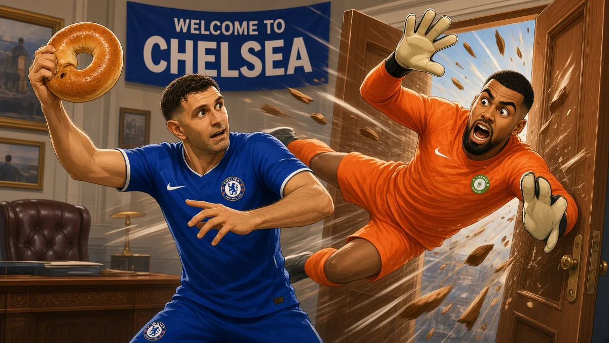 Robert Sanchez risks being left out of Chelsea's squad due to Emiliano Martinez transfer