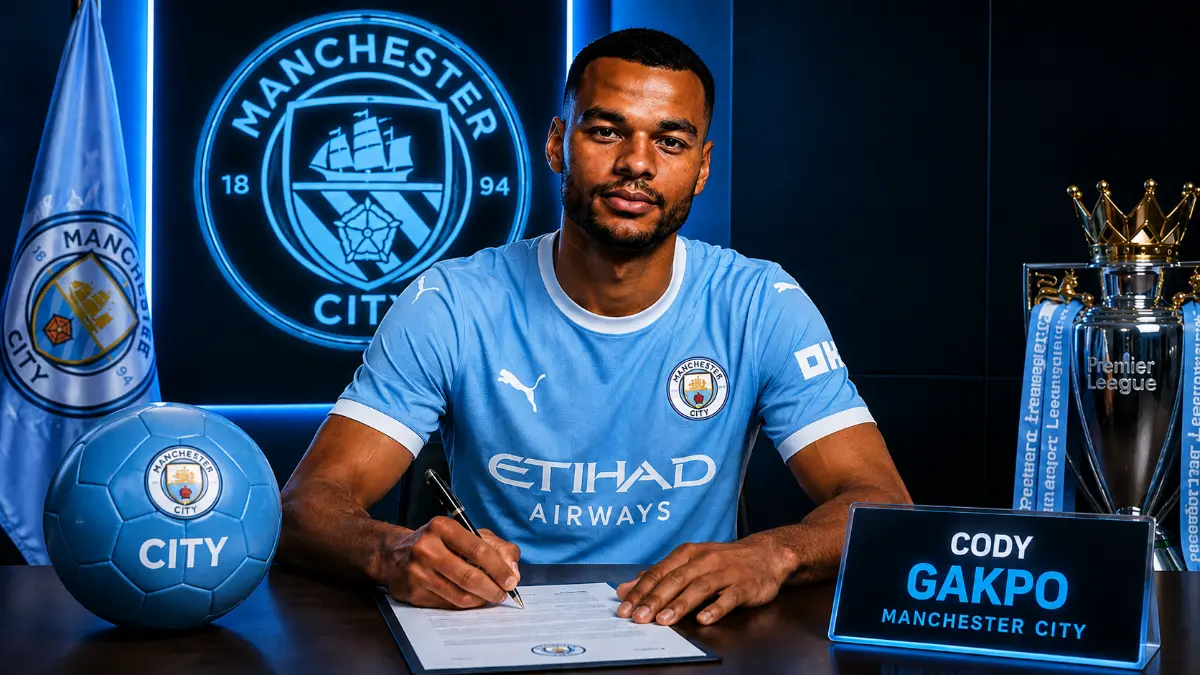 Manchester City are ready to make a £85 million offer for Cody Gakpo