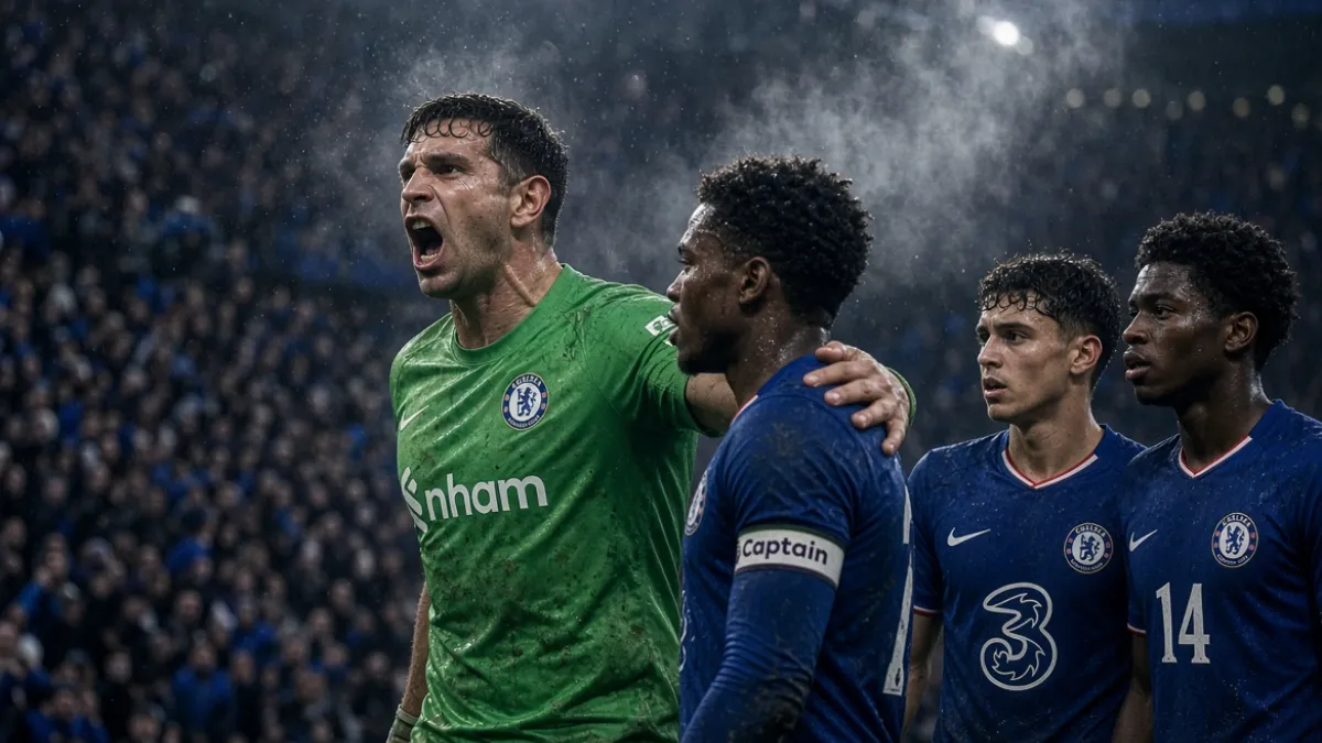 Emiliano Martinez takes charge of Chelsea's defence during debut thriller against Brighton