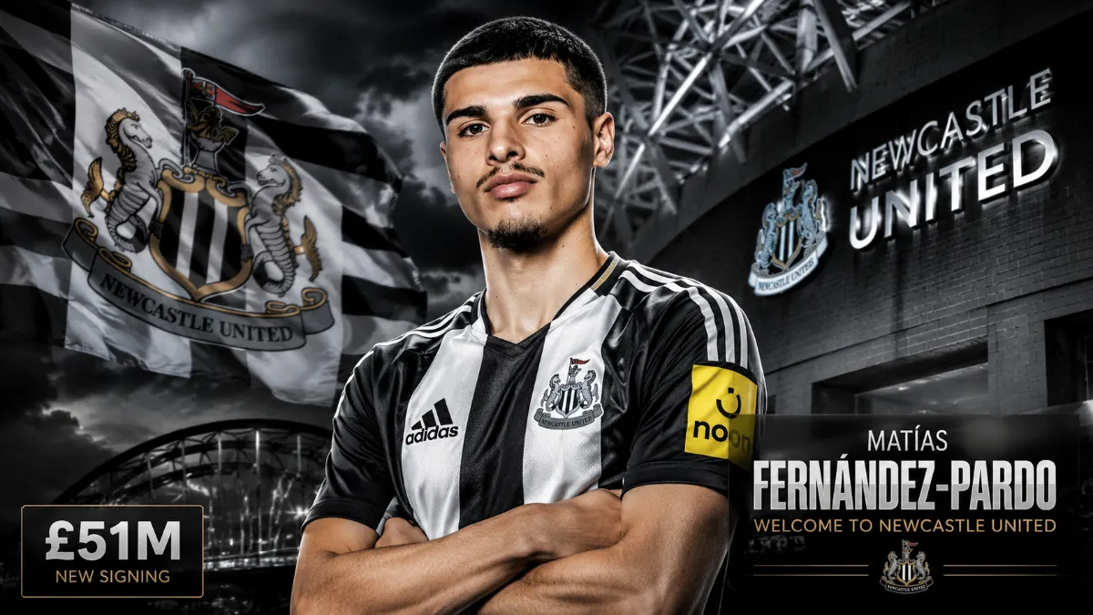 Newcastle confirm signing of matias fernandes-pardo for £51 million