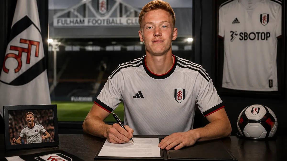 Fulham signs Hugo Larsson from Eintracht for €25 million