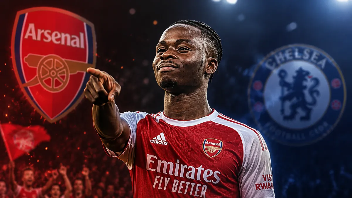Bukayo Saka challenges Chelsea ahead of Arsenal derby