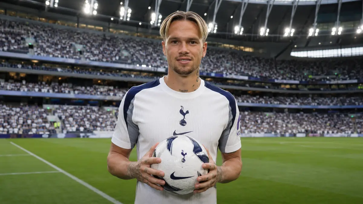 Mikhail Mudrik joins Tottenham on loan