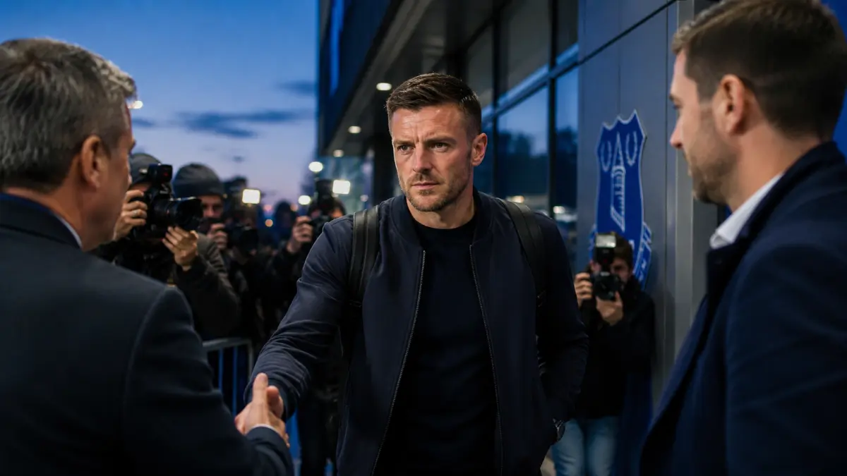 Jamie Vardy available for free transfer as Everton learn of his situation