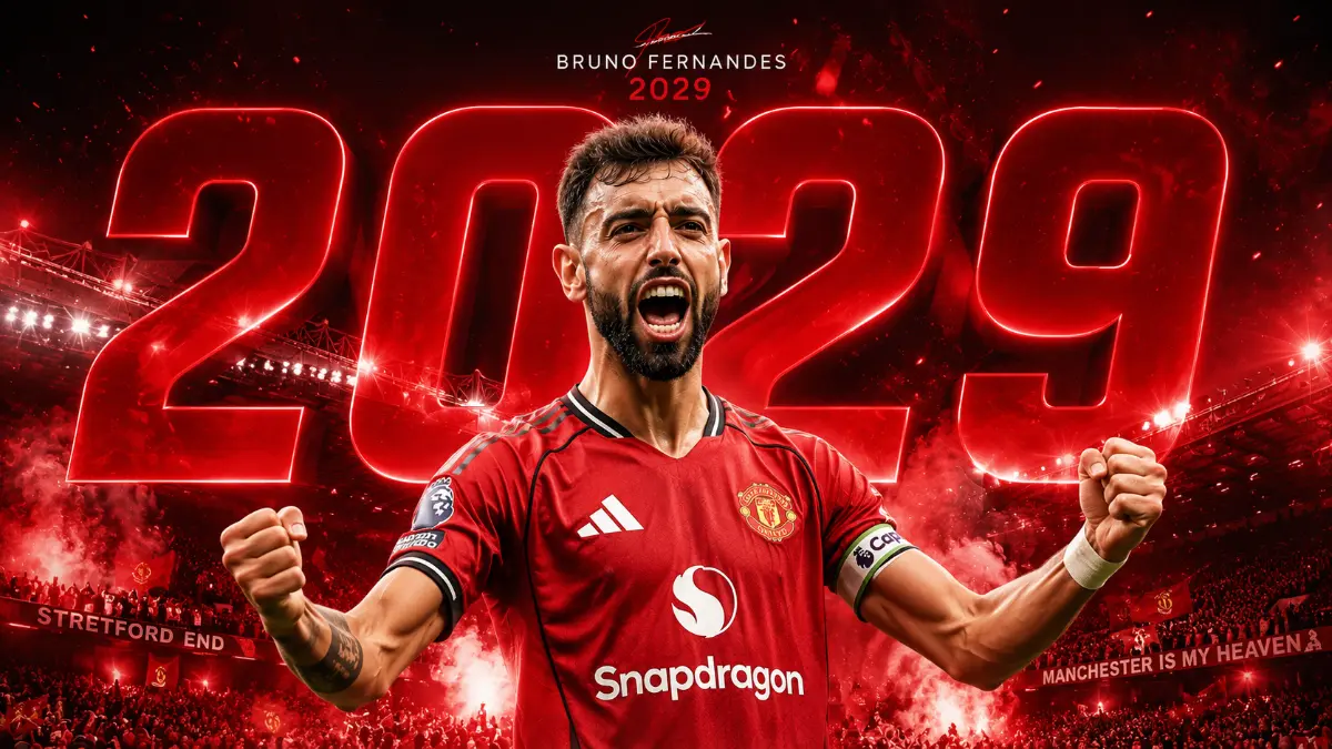 Manchester United offer Bruno Fernandes a contract until 2029