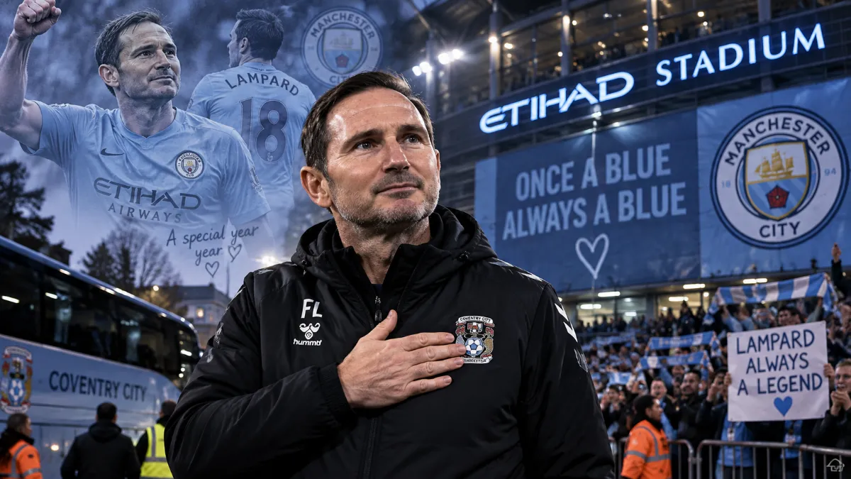 Frank Lampard admits warm feelings for Manchester City