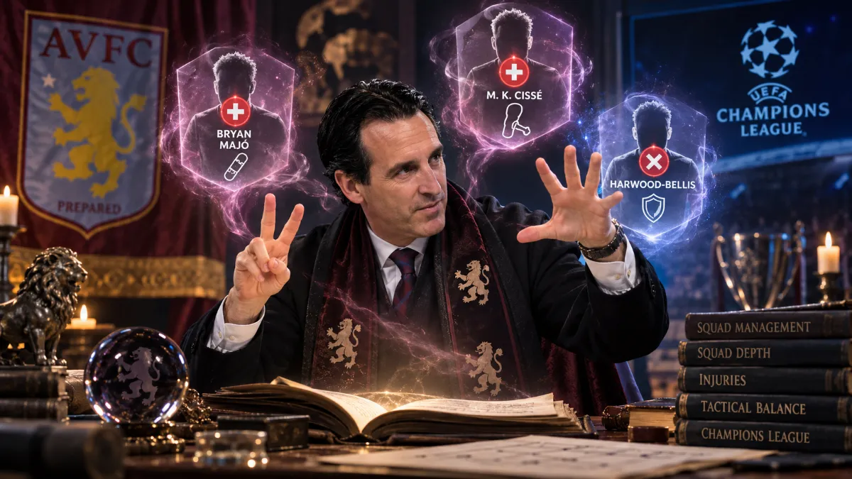 Unai Emery explains Aston Villa's Champions League omissions