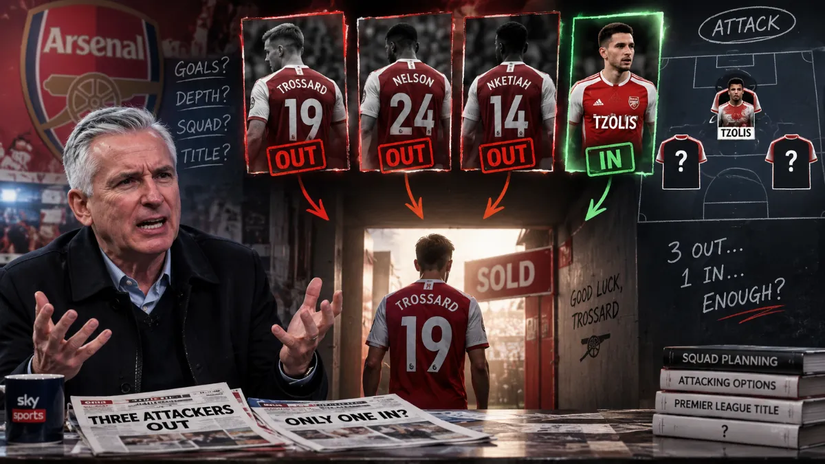 Alan Smith questions Arsenal's decision to sell Leandro Trossard