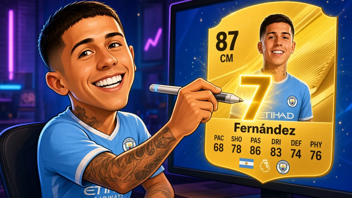 Enzo Fernandez rates himself 87 in FC 27: developers were a bit tougher