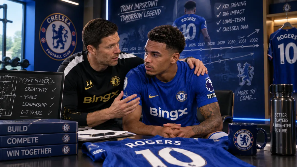 Xabi Alonso: Morgan Rogers will be a key player for Chelsea for the next 6-7 years