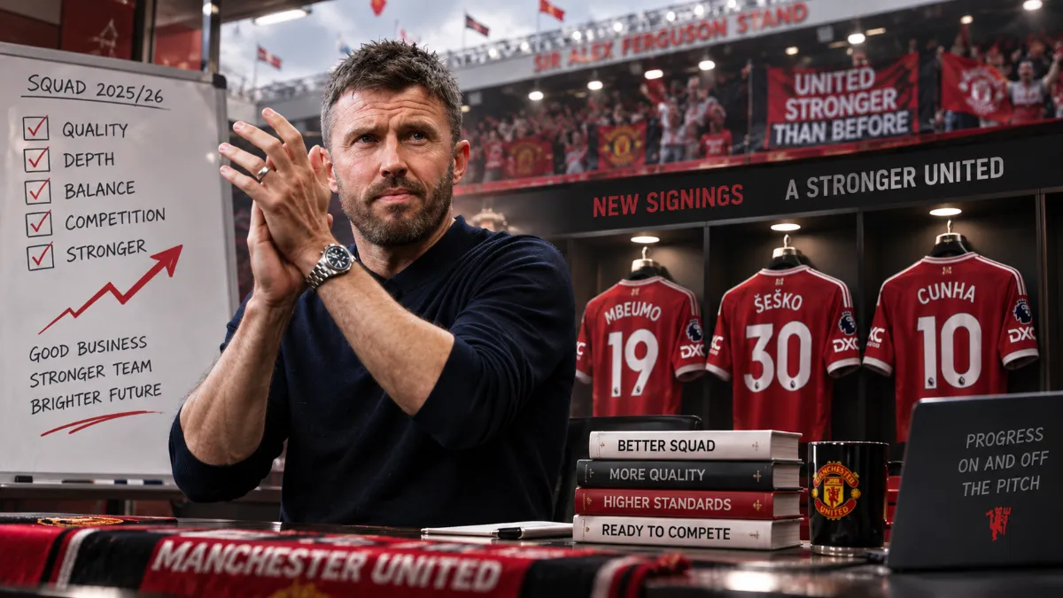 Michael Carrick praises Manchester United's transfer window