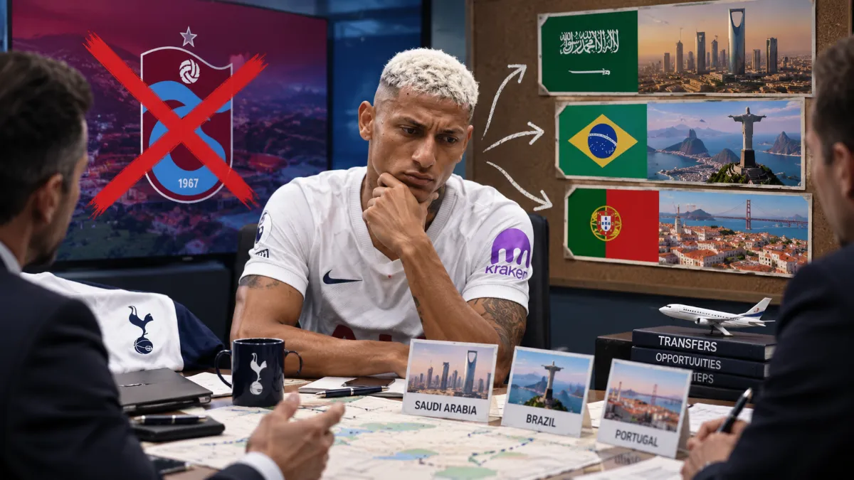 Tottenham seek new club for Richarlison after Trabzonspor deal falls through