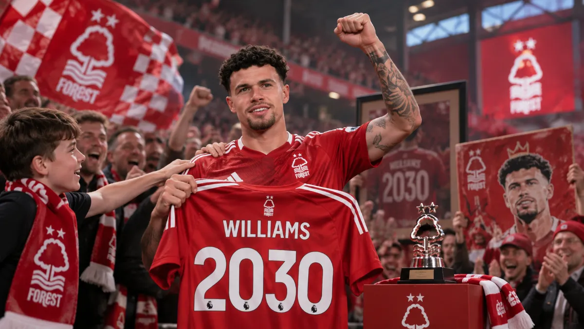 Neco Williams extends contract with Nottingham Forest until 2030
