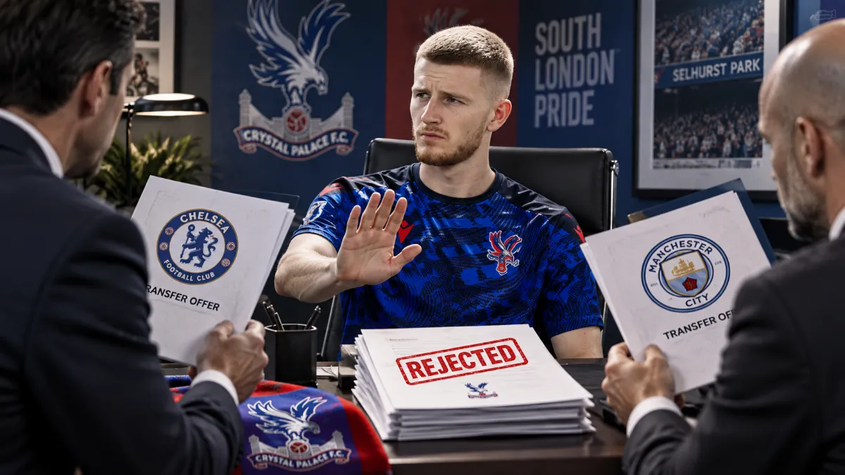 Crystal Palace fend off Chelsea and Manchester City for Adam Warton