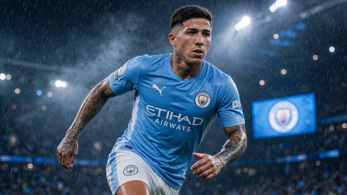 Enzo Fernandez makes surprise debut for Manchester City due to teammate's injury