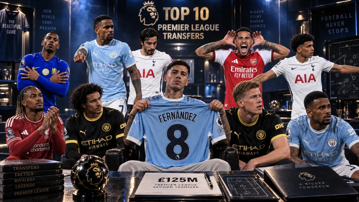 Top 10 transfers in the Premier League 2026/27: Fernandez, Barcola, Rogers and Guimaraes