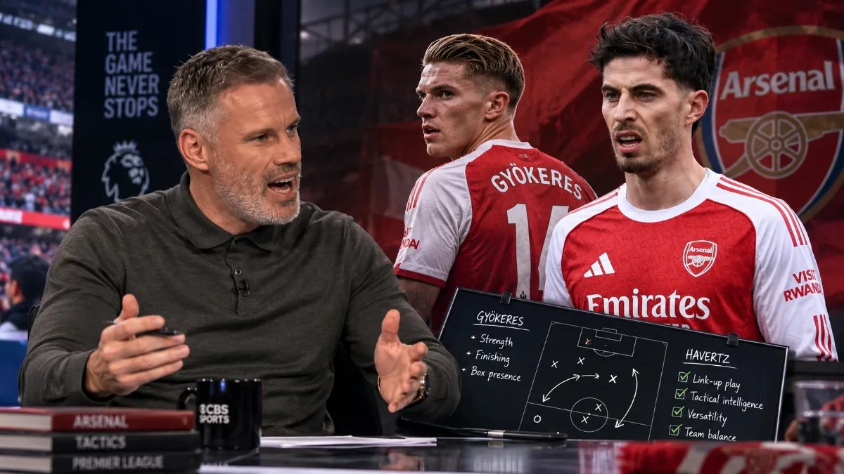 Jamie Carragher warns Djoekereš after Arsenal's win over Chelsea