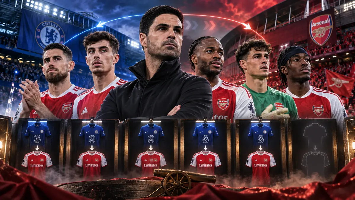 Mikel Arteta and the unusual transfer streak of Chelsea players