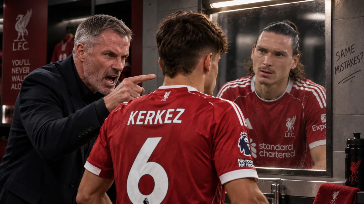 Jamie Carragher calls Milos Kerkez the Darwin Nunez of defenders