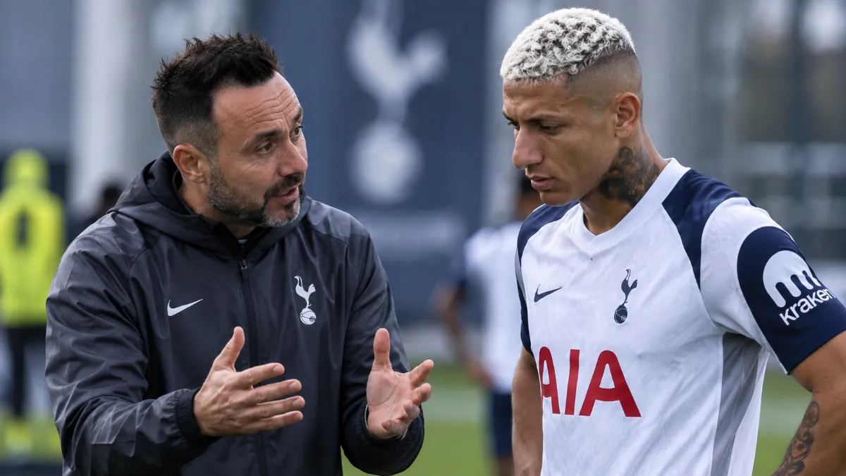 Roberto De Zerbi explains why Richarlison is out of Tottenham's plans